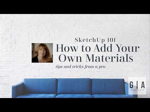 How to Import Materials to SketchUp Pro 2020