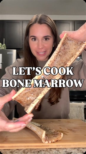 @gracekellyanneats on Instagram: "Let’s cook bone marrow 👀🦴 #bonemarrow #recipe #cooking #cookwithme #dinnerideas"