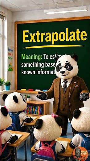 What does EXTRAPOLATE mean? 🤔 #learnenglish #englishlanguage #englishvocabulary #vocabulary #vocabs