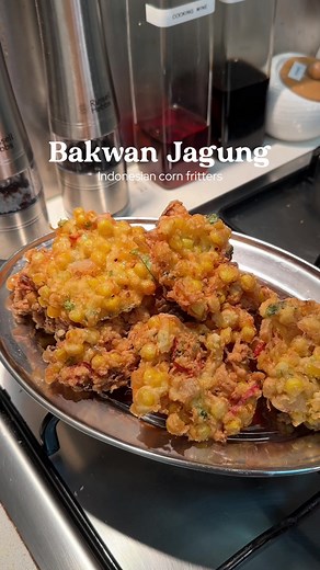 Delicious Indonesian Corn Fritters with Kaffir Lime Leaves