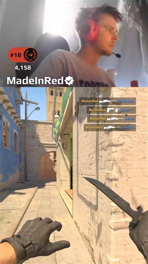 MadeInRed pulls off an ace while his teammate wonders why he still doesn't have a team