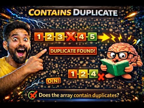 Contains duplicate leetcode