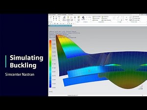 Simulating Buckling | Simcenter Nastran #HowToSimcenter3D #HowToSimcenterNASTRAN