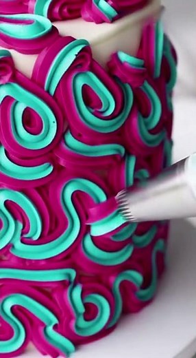 Blue Pearl Wedding Cake 💙💎 | Cake Layers & Designs