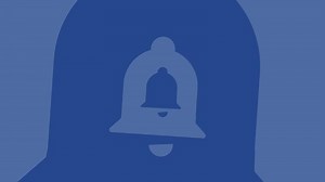 Download Bell Notification Icon on Green Background. 3D Bell Animation Video for free