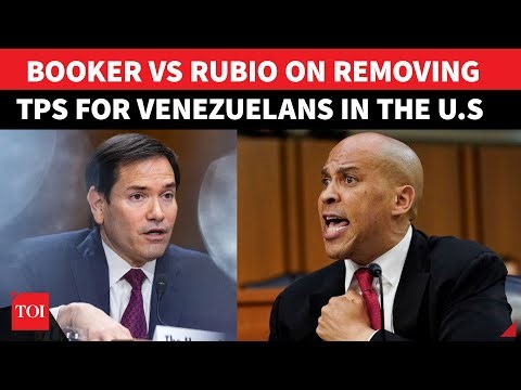 'Mr Secy, You Are Complicit': Cory Booker Grills Rubio On Treatment Of Venezuelans In US