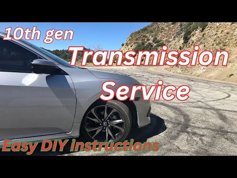 2016-2021 Honda civic - transmission oil drain
