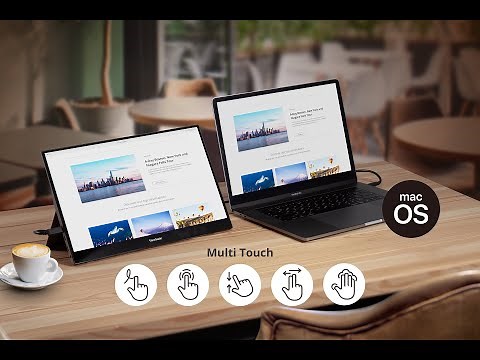 ViewSonic 16” USB-C Touch Portable Monitor TD1655