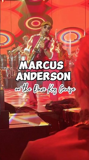 Marcus Anderson Takes the Spotlight | Dave Koz & Friends #davekozcruise