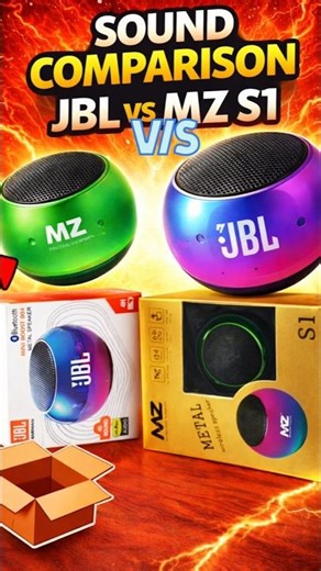 JBL vs MZ S1 🔊 Sound Comparison | Cheap Speaker Test!