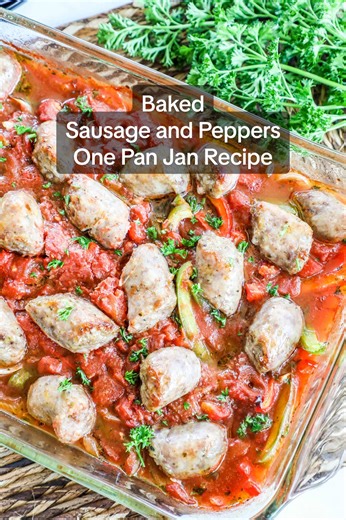 Baked Sausage and Peppers: Quick and Flavorful One-Pan Recipe