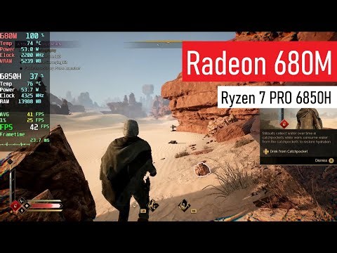 Dune: Awakening | Radeon 680M (8GB allocated) | Ryzen 7 PRO 6850H
