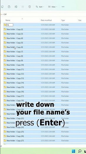 Rename Files 1000% Faster #shorts #windows
