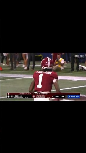 Bryce Young 55-Yard TD to Jameson Williams vs Georgia 🐘 | 2021 SEC Championship Highlight
