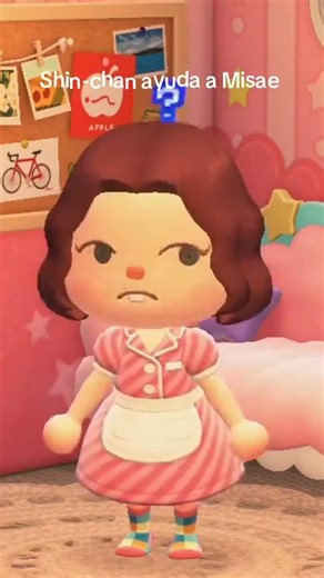 Shin-chan ayuda a Misae. #shinchan #acnh #humor
