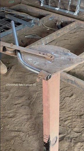 ￼ manual pipe bending || pipe bending die ￼#bendingideas #bending #fabricationwork