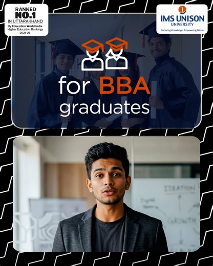BBA Graduation with 95% Placement Record | IMS Unison University