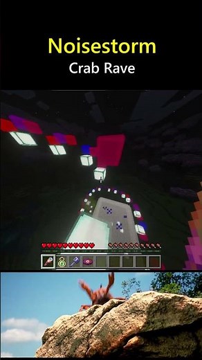 Noisestorm - Crab Rave #minecraft #mcbe #music #ybnote