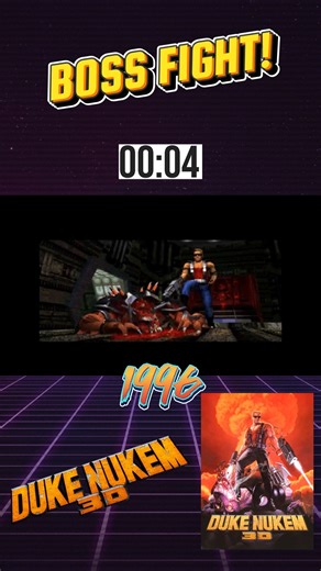 Duke Nukem 3D BOSS FIGHT #dukenukem #retrogames #gaming #90s #fps #1996 #oldgames