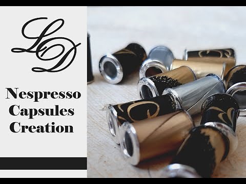 How to Recycle Nespresso Capsules- Easy DIY Craft Coffee Pods Beads- Recycling Jewelry- Zero Waste