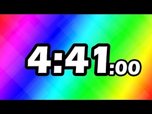4 Minutes and 41 Second TIMER Countdown