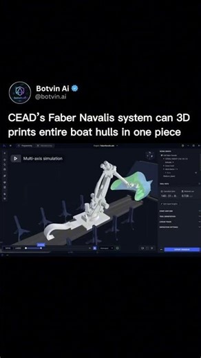 CEAD’s Faber Navalis system is expanding large-scale 3D printing into marine manufacturing