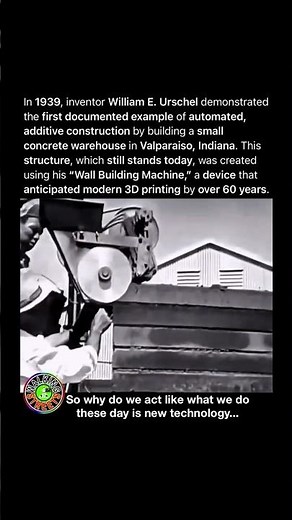 How a 1939 Machine Printed Concrete Walls Layer by Layer Decades Before 3D Printing Existed 🧱