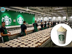 How It's Made: Starbucks' Coffee, Full Production and Brewing Journey | Food Factory Process