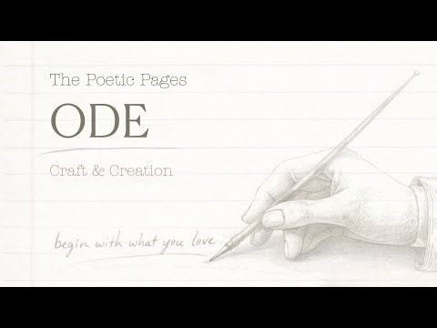 How to Write an Ode — Praise Given