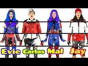 DISNEY DESCENDANTS ALL MIXED UP!