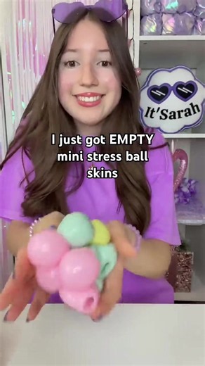 What Should I FILL my MINI STRESS BALLS With?! 😳🤭 *squishy challenge* #squishy #fidget #fidgettoys #stressballs #fyp