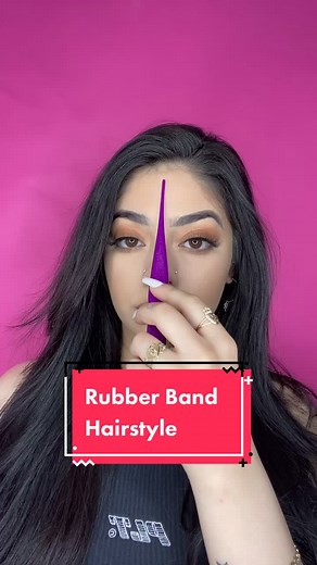 Easy Rubber Band Hairstyles Tutorial