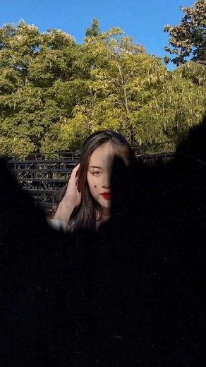 Outdoor Relaxation: A Woman in a Natural Setting