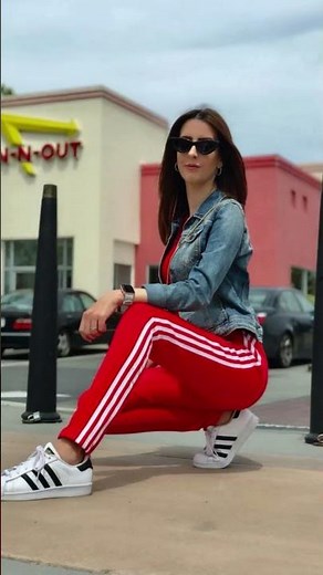 womens adidas track pants outfit