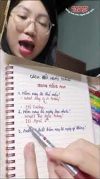 Cách hỏi ngày tháng trong tiếng Anh đơn giản