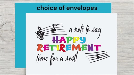 Music Teacher Retirement Card, Retiring Dance or Musical Instructor Gift With Optional Personalization - Etsy