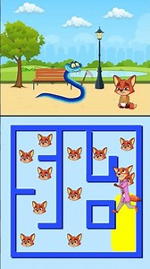 Maze Challenge: Rescue all baby from Snake #zootopia2 #animation