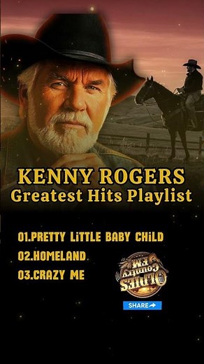 Kenny Rogers Country Legends: 70s, 80s, 90s 📻✨ #CountryLegends #CountryPlaylist #70s80s90s