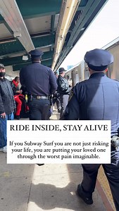 320 reactions · 27 comments | The MTA Launched a New Campaign Against Subway Surfing. Here are some of the messages we’ll hear on the trains. “If you Subway Surf you are not just risking your life, you are putting your loved ones through the worst pain imaginable”. #NYCSubway #NYC #LIRR #NewYork #NewYorkCity #StopSubwaySurfing | NYC Subway Life | Facebook