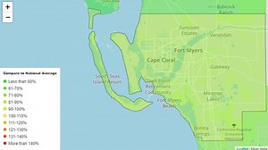Map and database show how crime in Southwest Florida compares with rest of America