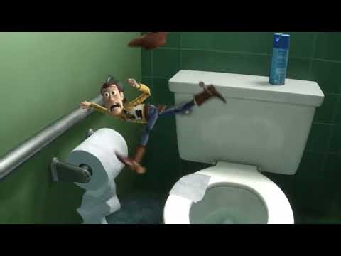 Toy Story 3 - Woody Almost Drops His Hat UK Pitched