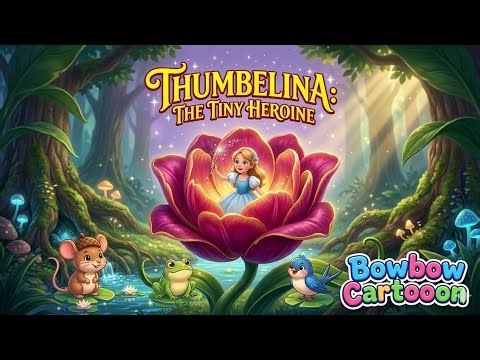 🌷 Thumbelina: The Tiny Girl's Big Adventure! (Animated Fairy Tale)| Bedtime Stories | Fairy Tales