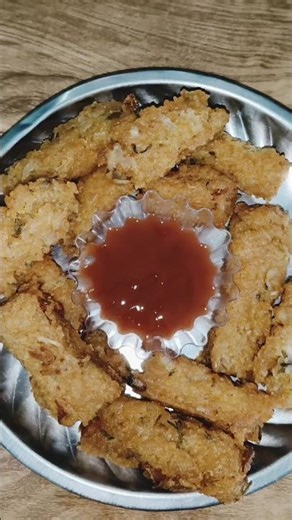 Crispy rice fritters 🍚😋