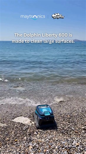 The Dolphin Liberty 600 is always ready for a challenge. 🐬💦 Designed for large pools, it delivers powerful, cordless cleaning to keep your pool spotless. ✨ 📍Explore the Liberty 600 today: https://www.maytronics.com.au/product/dolphin-liberty-600 #Maytronics #Dolphin #Liberty600 #cordlesspoolcleaner #poolcleaner #roboticpoolcleaner #pool #poolcare #poolmaintenance