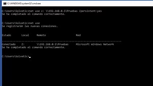 Conectar unidad de red con comandos Windows 10, 8, 7