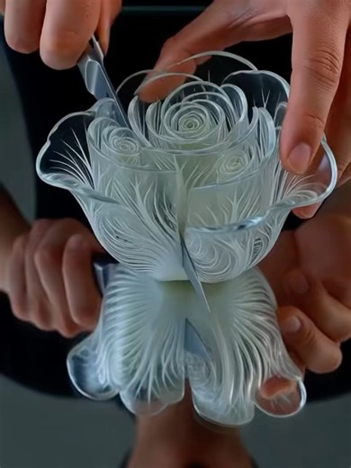 🔮 Slicing a Glass Lettuce 🍃✨ | ASMR Satisfying Sounds