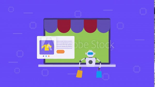 Agentic commerce system, AI shopping agent discover and execute purchase from online ecommerce merchant platform with user protocol.