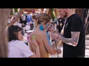 body paint art | The Beauty of Hvar Island, Croatia | Bodypainting Art Meets Nature | Artistic Film