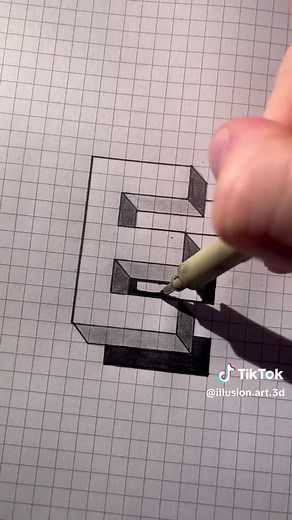 Create Stunning 3D Illusion Art with Letter E