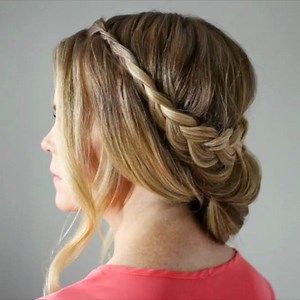 6.5K views · 201 reactions | Lace Braid Wrapped Bun  Full tutorial at MissySue.com/h433 #hairfeed #hairvidz #hairpost #hairandmakeupvids | Missy Sue Blog | Facebook